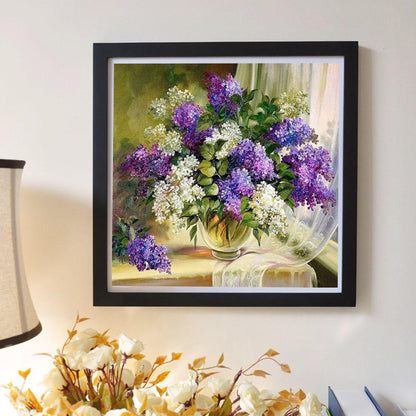 Flower - Full Square Drill Diamond Painting 30*30CM