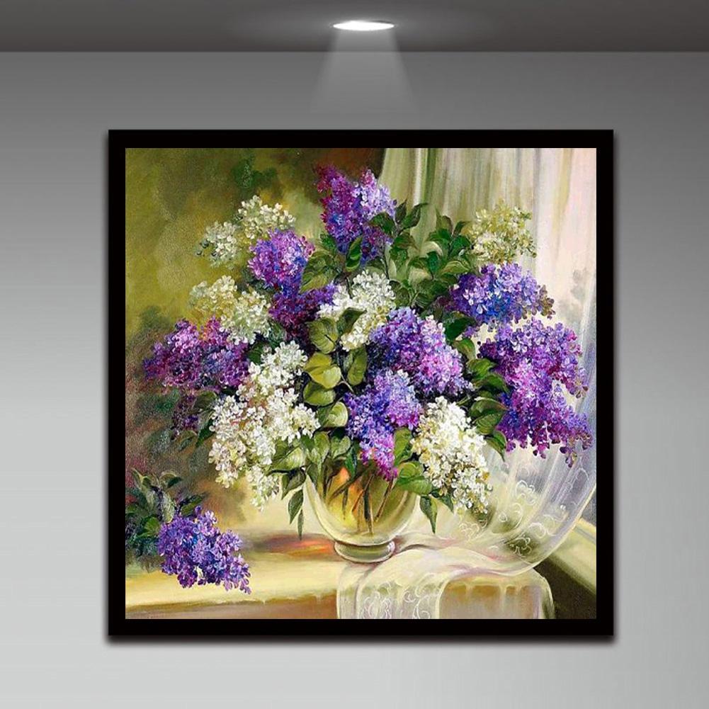 Flower - Full Square Drill Diamond Painting 30*30CM