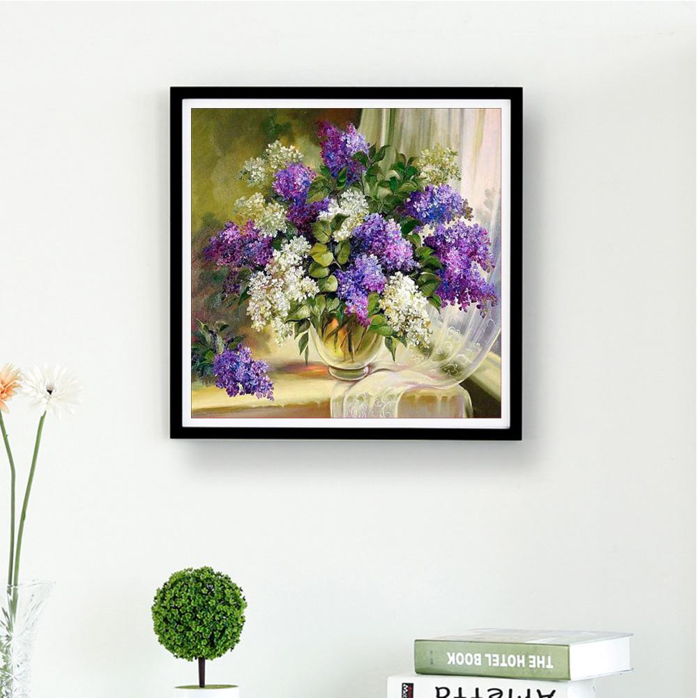 Flower - Full Square Drill Diamond Painting 30*30CM