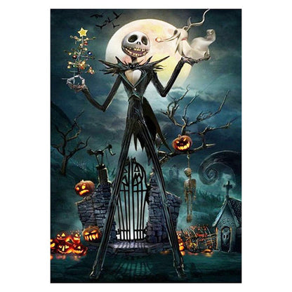Halloween Devil - Full Round Drill Diamond Painting 30*40CM