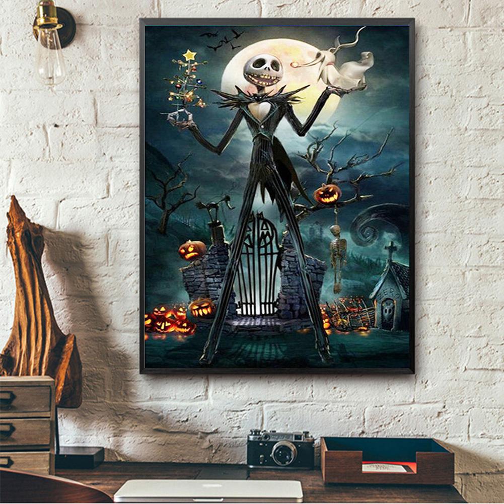 Halloween Devil - Full Round Drill Diamond Painting 30*40CM