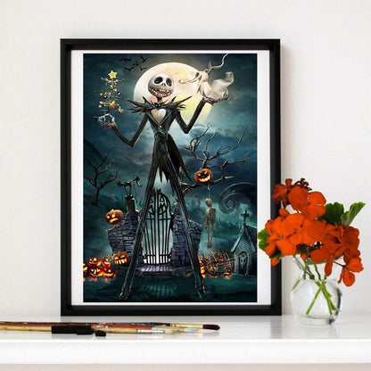 Halloween Devil - Full Round Drill Diamond Painting 30*40CM