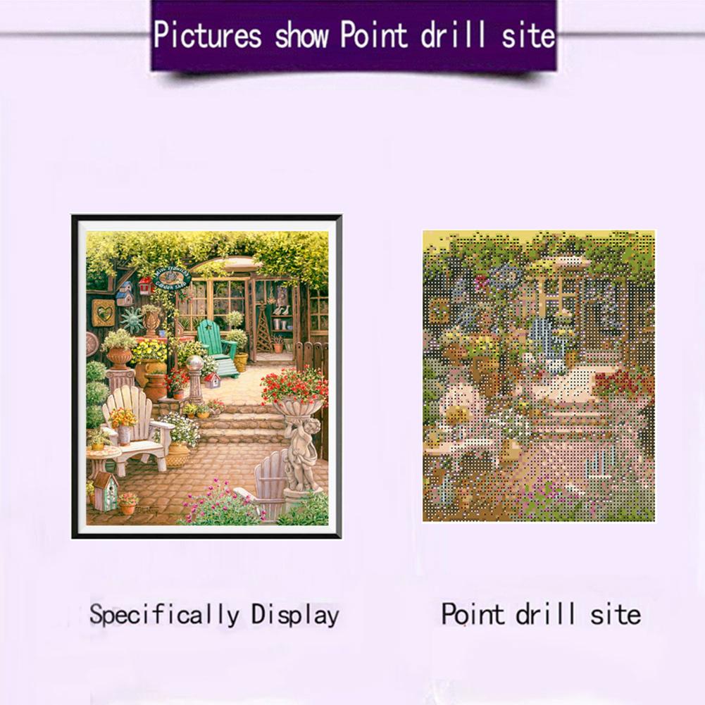 Quiet Yard - Full Round Drill Diamond Painting 25*30CM