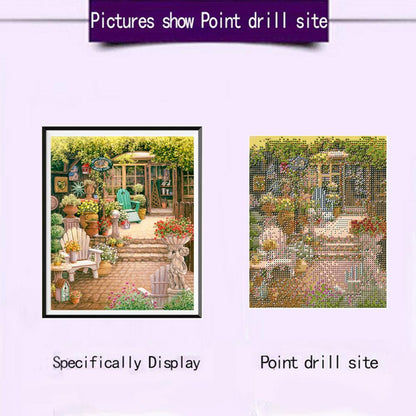 Quiet Yard - Full Round Drill Diamond Painting 25*30CM