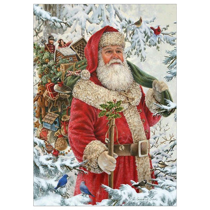 Christmas - Full Square Drill Diamond Painting 30*40CM