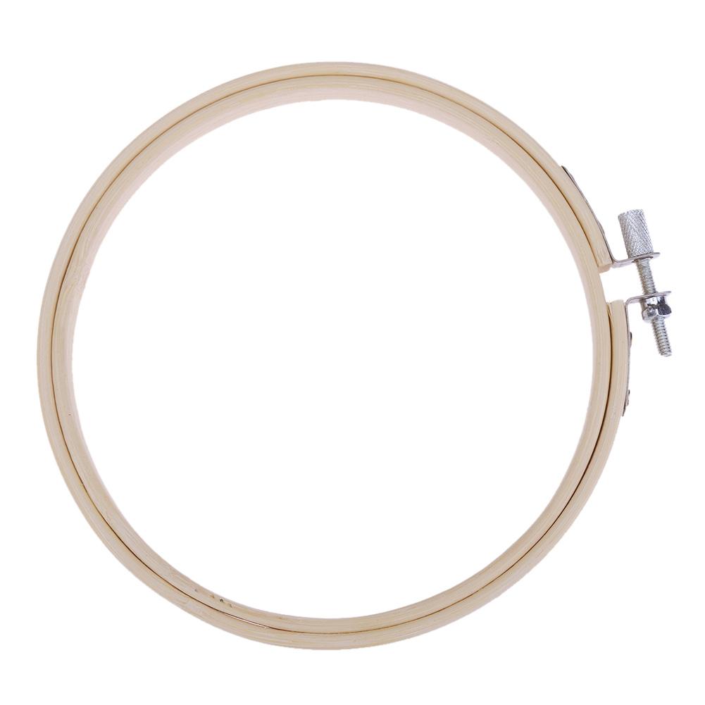 5pcs DIY Bamboo Cross Stitch Frame Needlework Hoop Hand Embroidery Ring