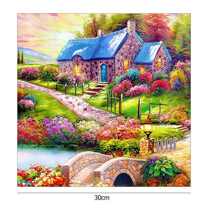Garden - Full Round Drill Diamond Painting 30*30CM