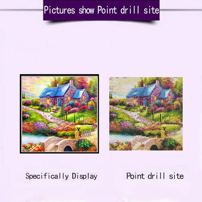 Garden - Full Round Drill Diamond Painting 30*30CM