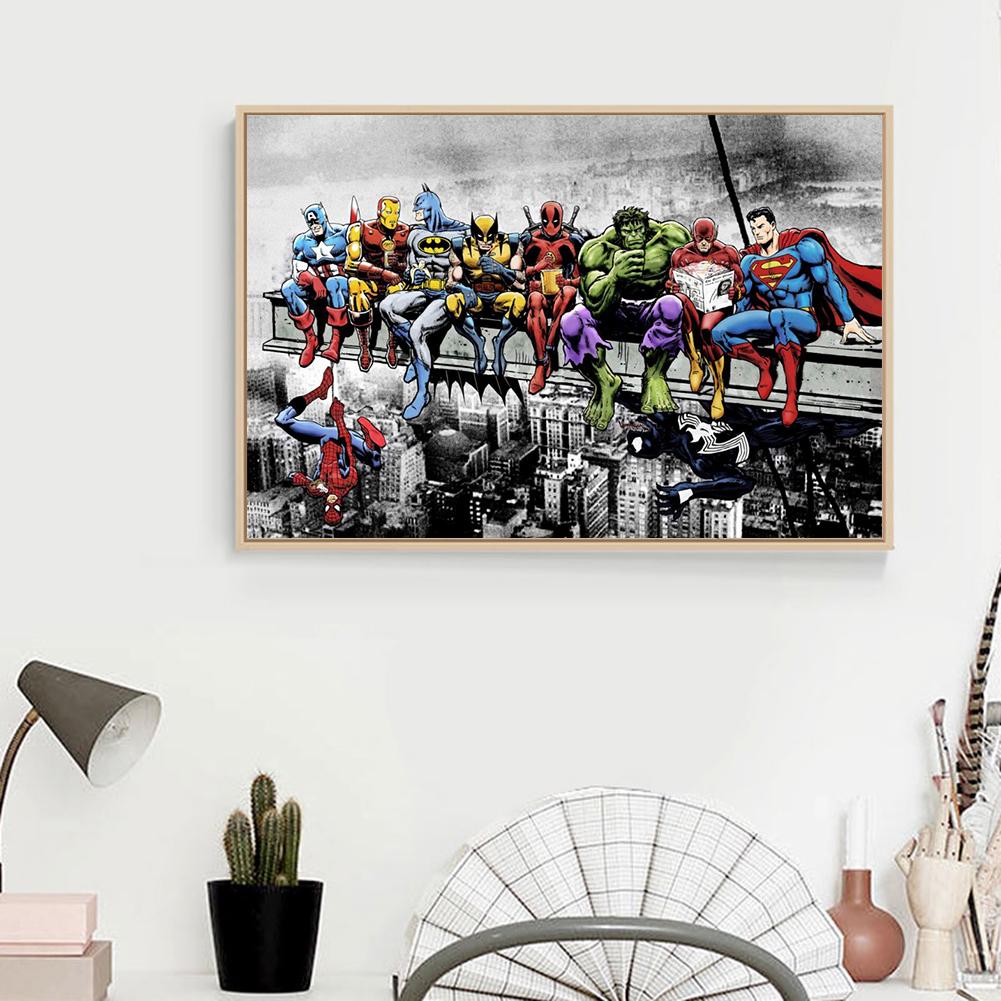 Heroic Alliance - Full Round Drill Diamond Painting 40*30CM
