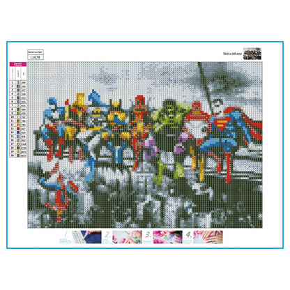 Heroic Alliance - Full Round Drill Diamond Painting 40*30CM