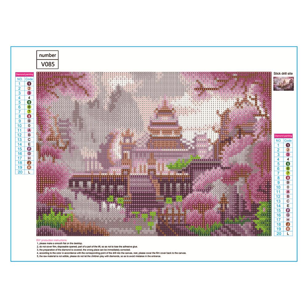 Palace - Full Round Drill Diamond Painting 40*30CM