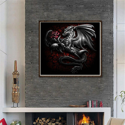 Dragon - Full Round Drill Diamond Painting 30*35CM