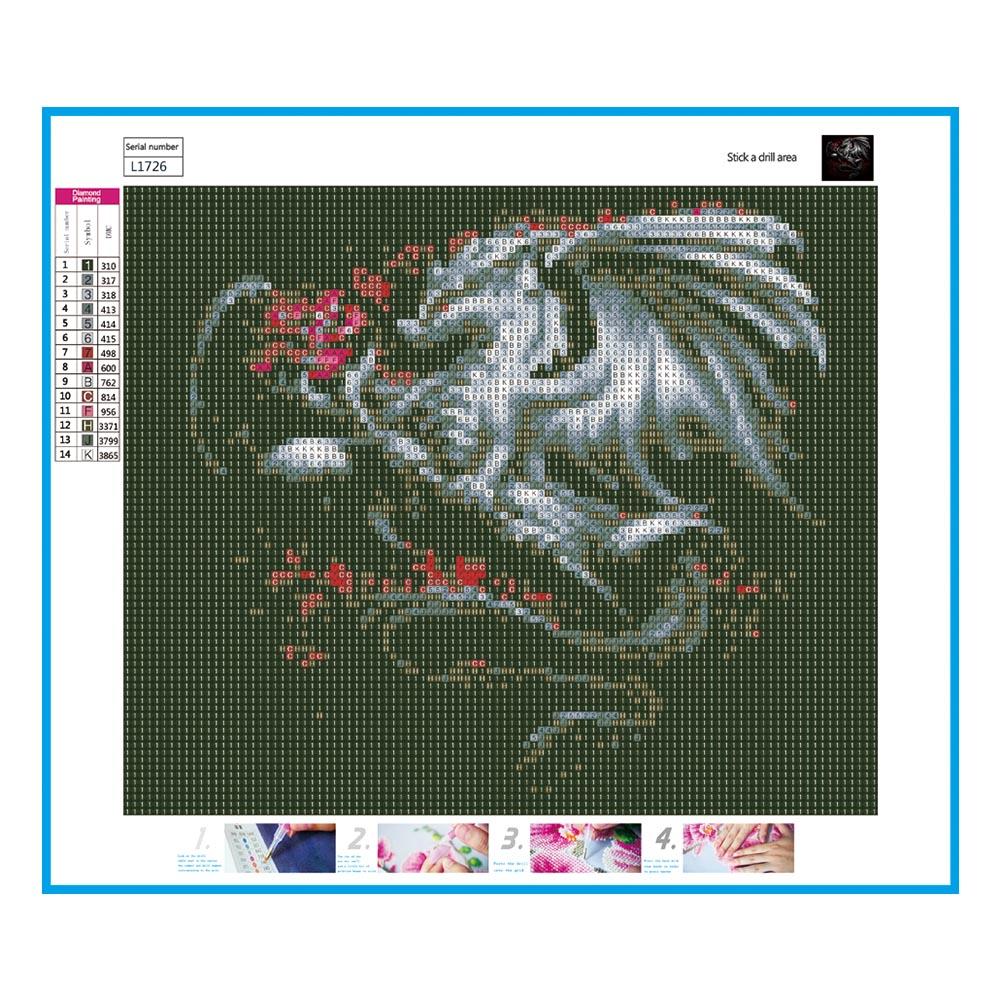 Dragon - Full Round Drill Diamond Painting 30*35CM