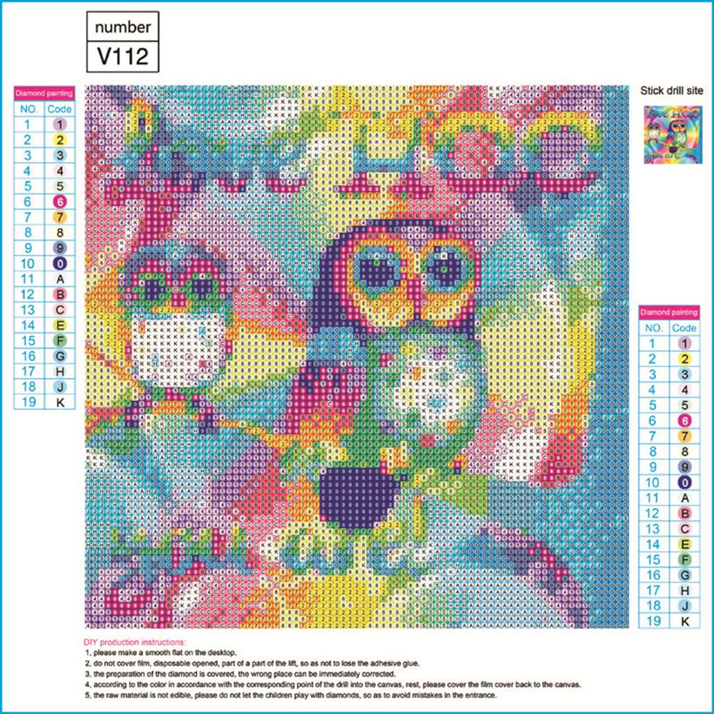 Bird - Full Round Drill Diamond Painting 30*30CM