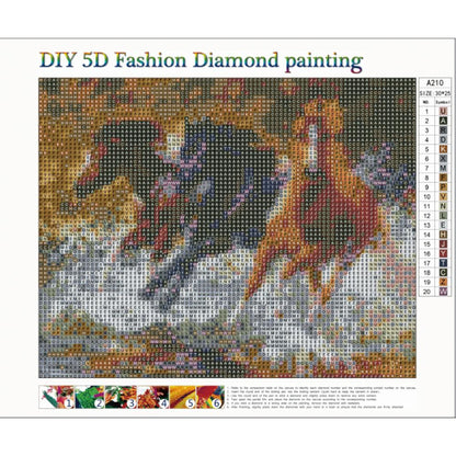 Horse - Full Square Drill Diamond Painting 30*25CM