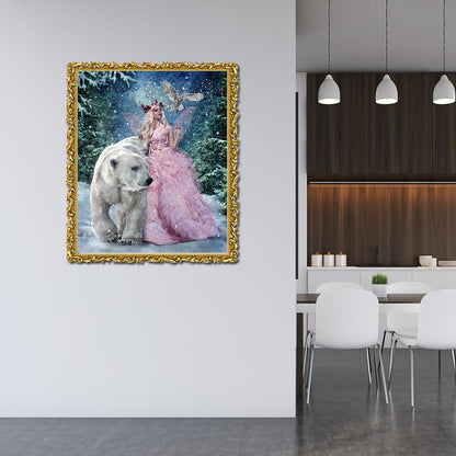 Beauty Beasts - Full Round Drill Diamond Painting 30*40CM