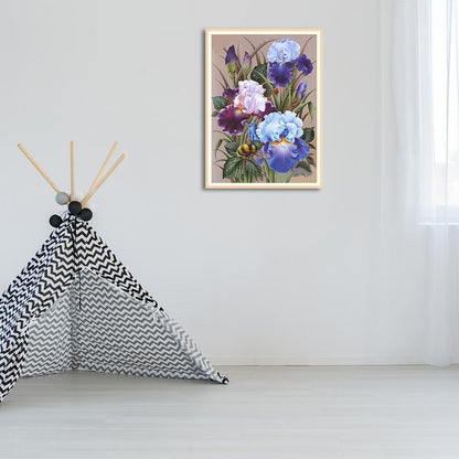 Flower - Full Round Drill Diamond Painting 30*40CM
