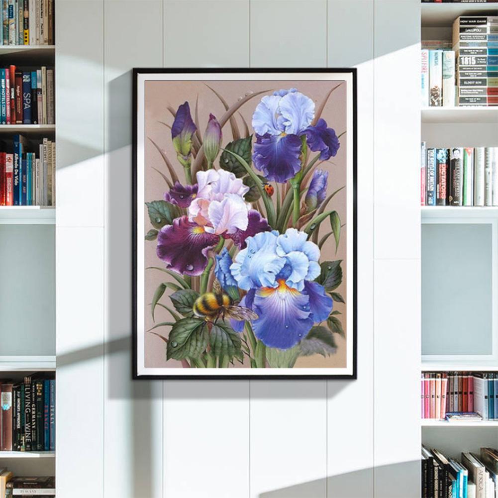 Flower - Full Round Drill Diamond Painting 30*40CM