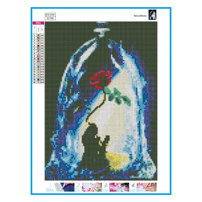 Rose - Full Round Drill Diamond Painting 30*40CM