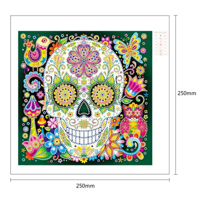 Skull - Full Round Drill Diamond Painting 25x25CM