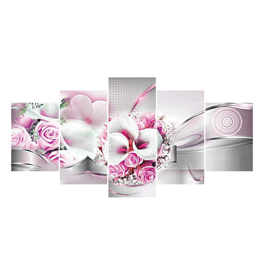 Flower - Full Round Drill Diamond Painting 95*45CM