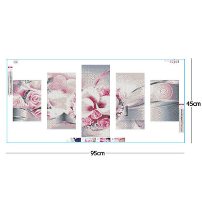 Flower - Full Round Drill Diamond Painting 95*45CM