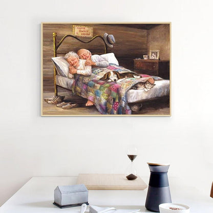 Happy Couple - Full Round Drill Diamond Painting 40*30CM