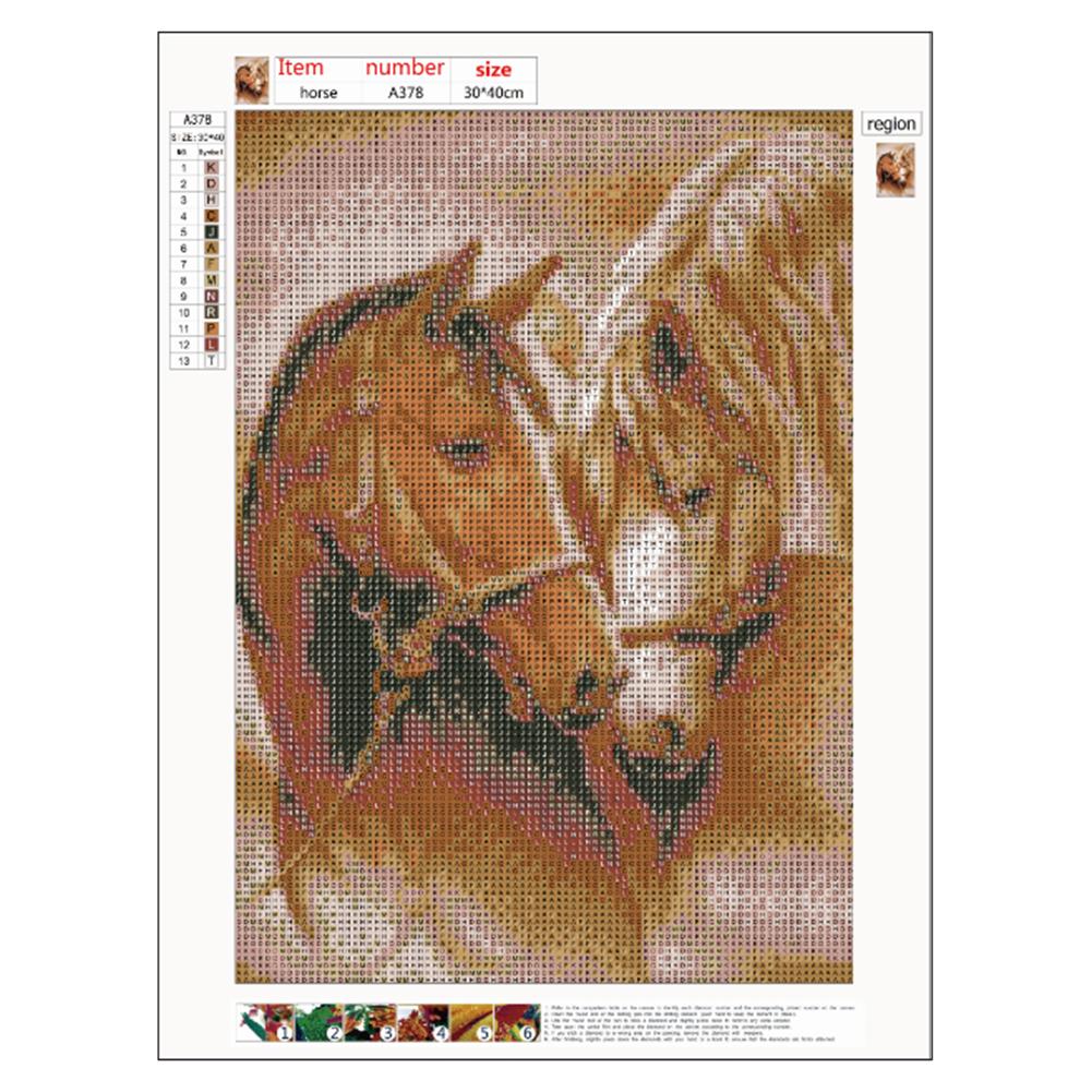 Horse - Full Round Drill Diamond Painting 30*40CM