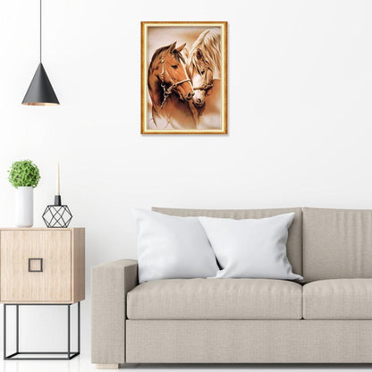 Horse - Full Round Drill Diamond Painting 30*40CM