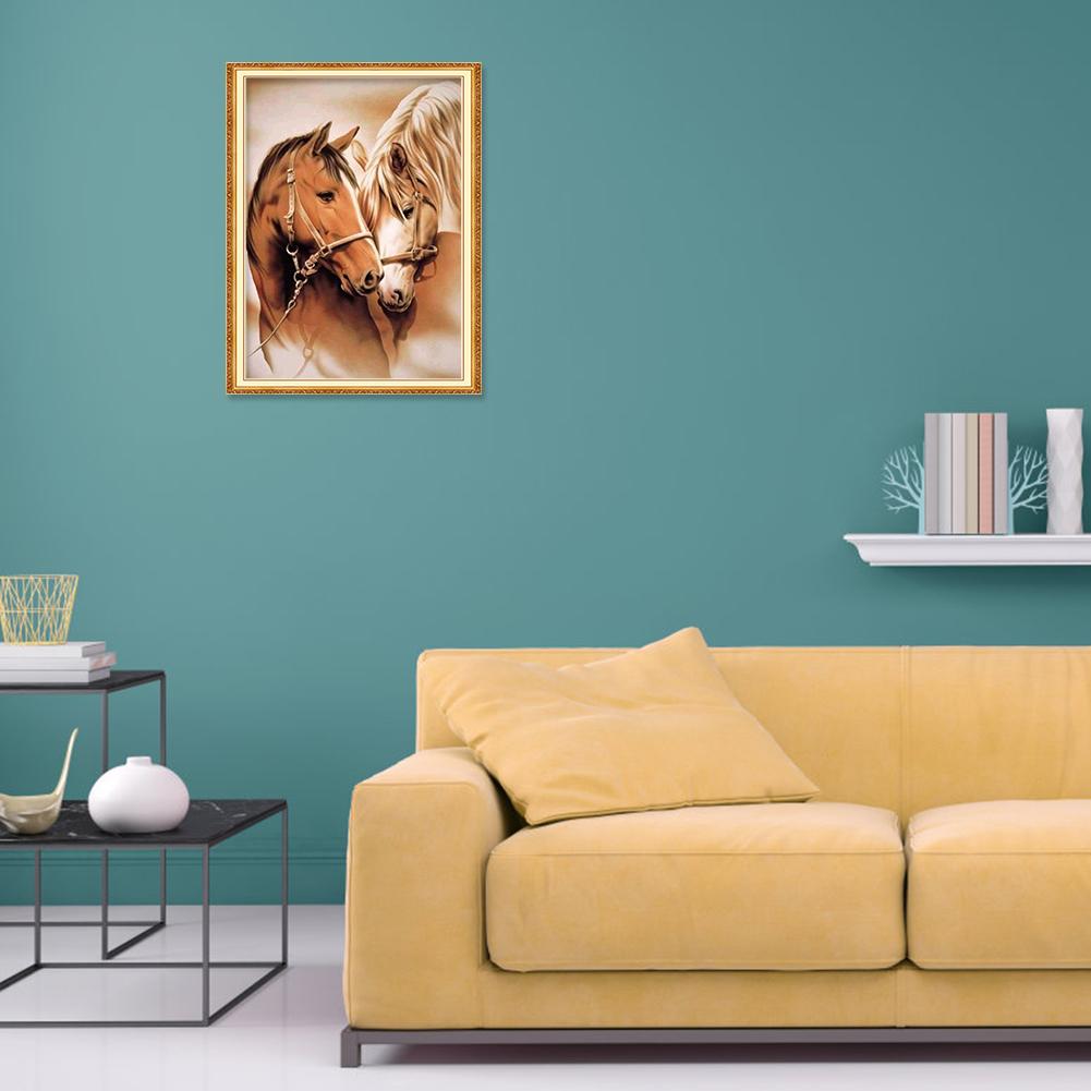 Horse - Full Round Drill Diamond Painting 30*40CM
