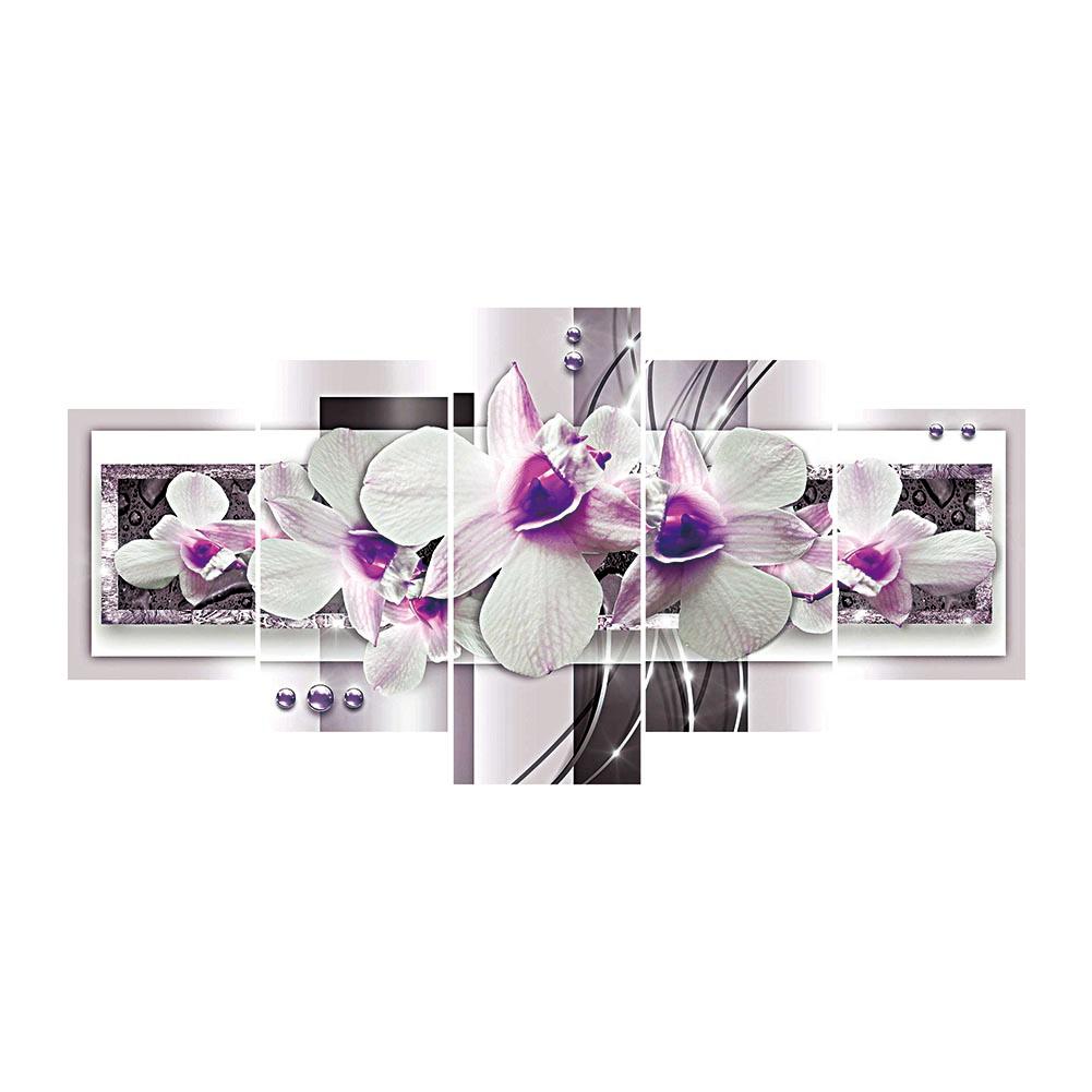 Moth Orchid - Full Round Drill Diamond Painting 95X45CM