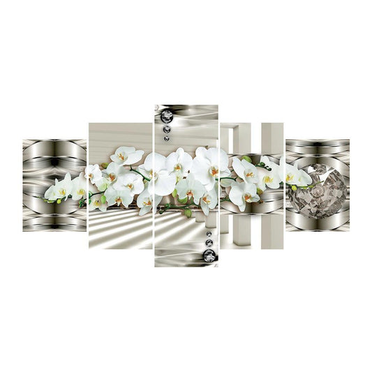 Moth Orchid - Full Round Drill Diamond Painting 95X45CM