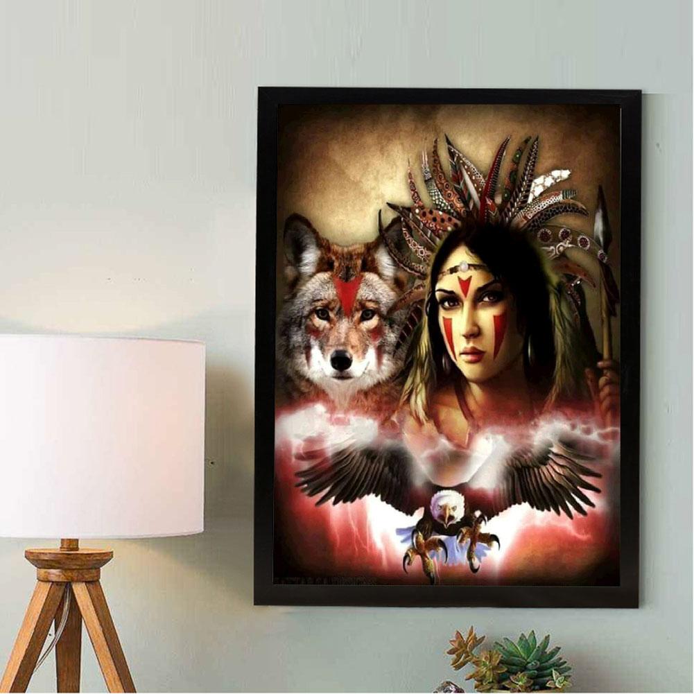 Eagle - Full Round Drill Diamond Painting 40*30CM