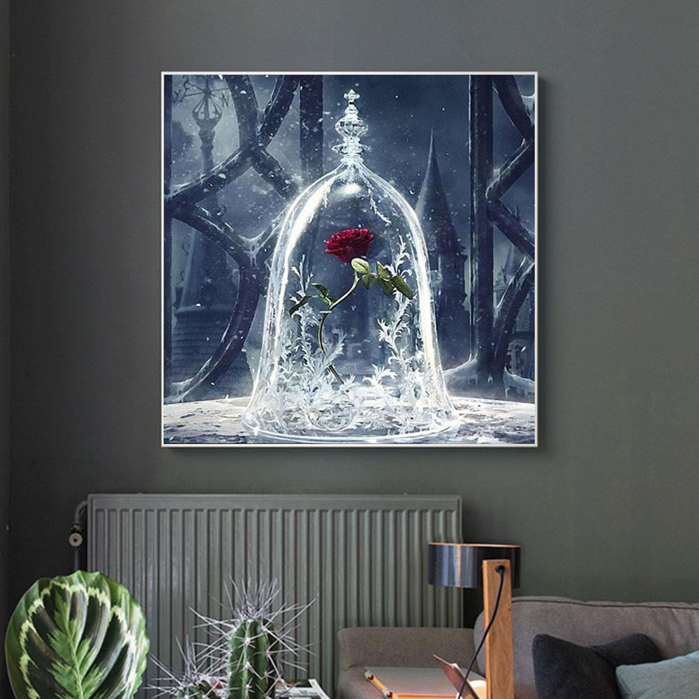 Rose - Full Square Drill Diamond Painting 30*30CM