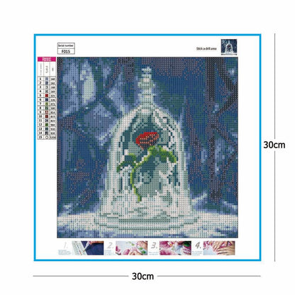 Rose - Full Square Drill Diamond Painting 30*30CM