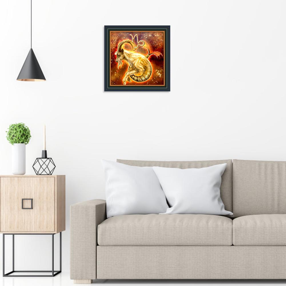 Capricornus - Full Round Drill Diamond Painting 30*30CM