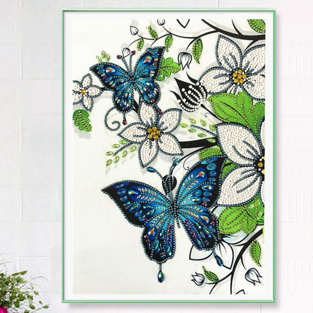 Butterfly - Special Shaped Drill Diamond Painting 30X40CM