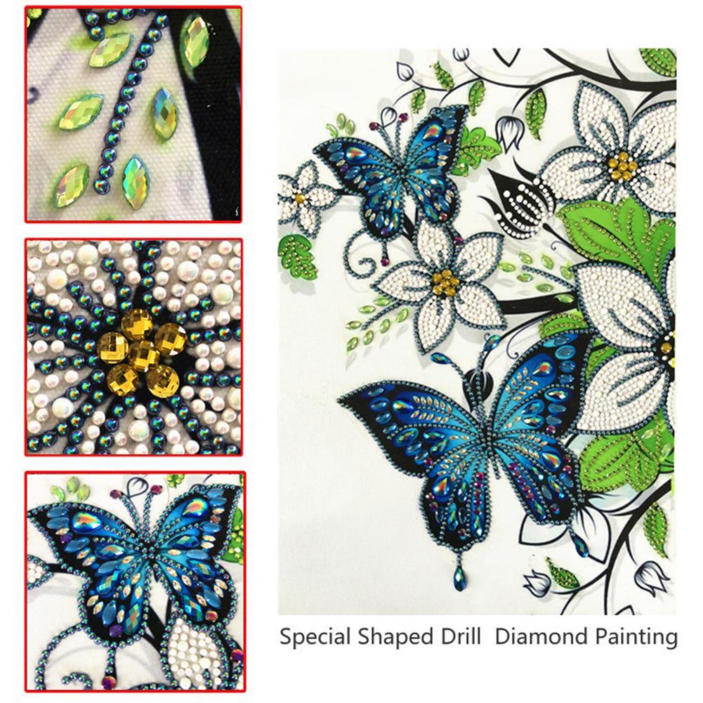 Butterfly - Special Shaped Drill Diamond Painting 30X40CM