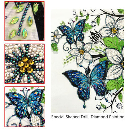 Butterfly - Special Shaped Drill Diamond Painting 30X40CM