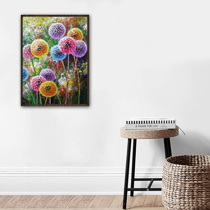 Dandelion - Full Round Drill Diamond Painting 30*40CM