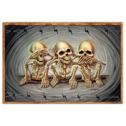 Skull - Full Round Drill Diamond Painting 40*30 CM
