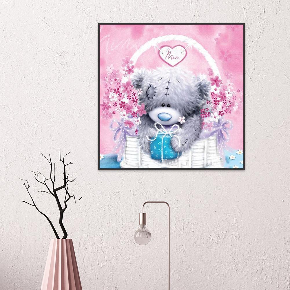 Bear - Full Round Drill Diamond Painting 30*30CM