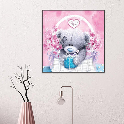 Bear - Full Round Drill Diamond Painting 30*30CM