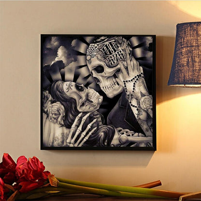 Skull - Full Round Drill Diamond Painting 30*30CM