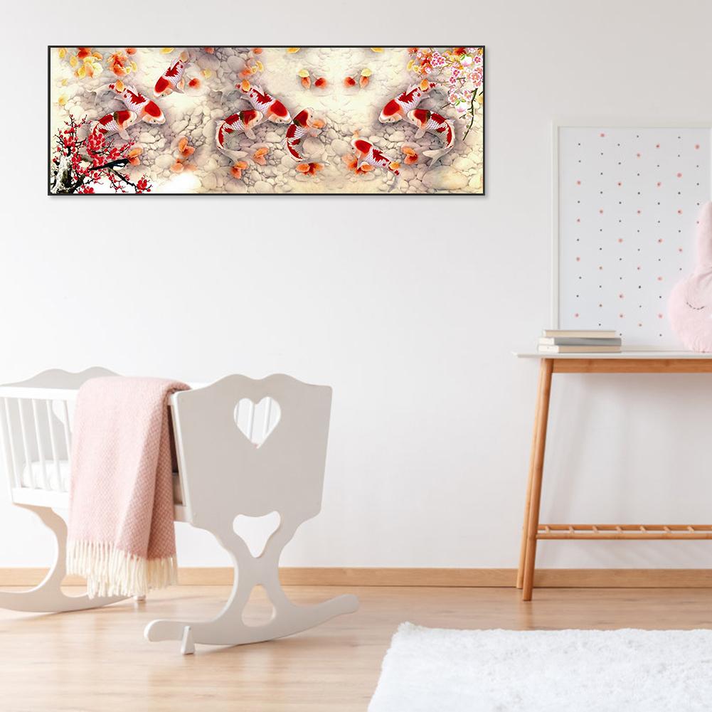 Fish - Full Round Drill Diamond Painting 80*30CM