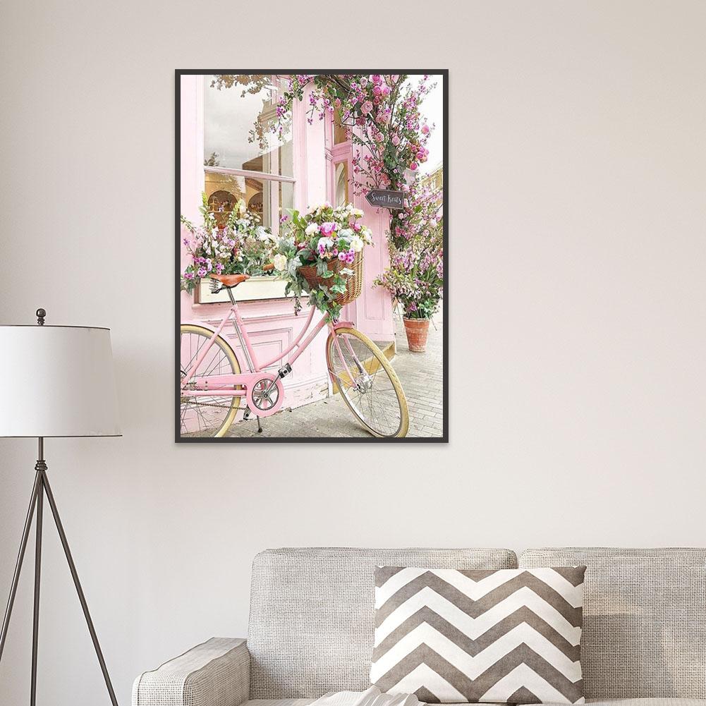 Bicycle - Full Round Drill Diamond Painting 30*40CM