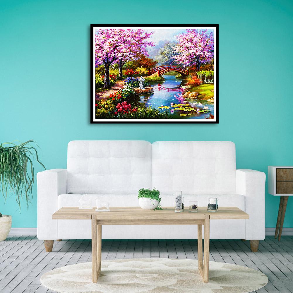 Park View - Full Round Drill Diamond Painting 40*30CM