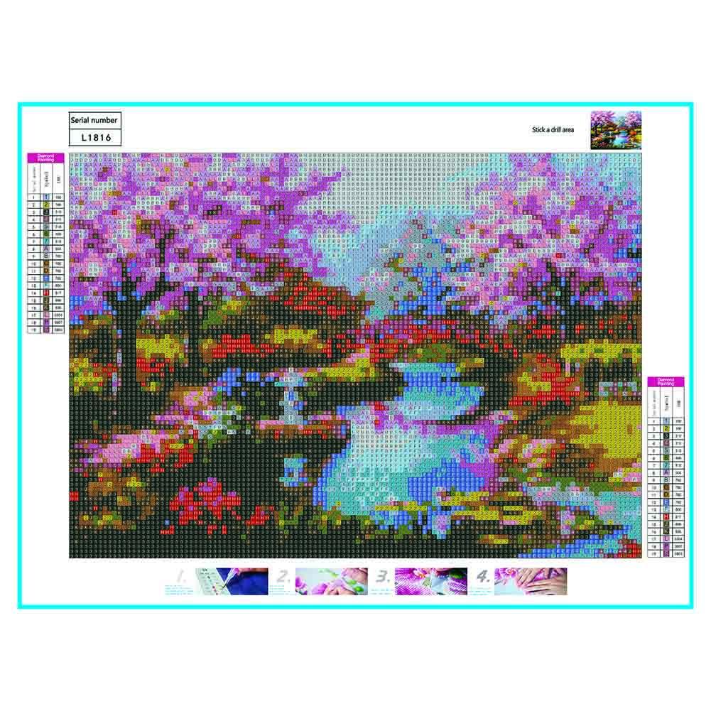Park View - Full Round Drill Diamond Painting 40*30CM
