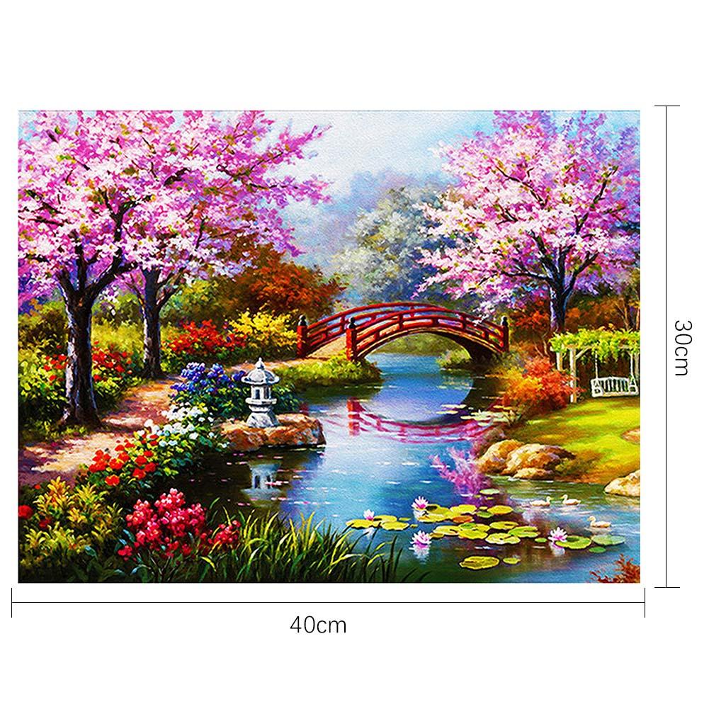 Park View - Full Round Drill Diamond Painting 40*30CM