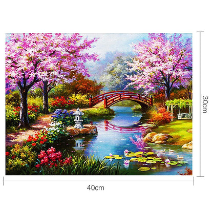 Park View - Full Round Drill Diamond Painting 40*30CM